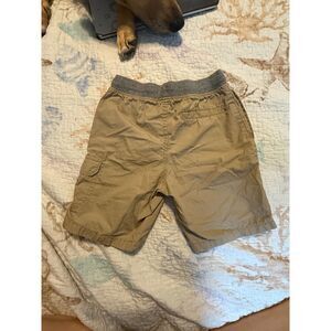 Carter's Boy's Easy Drawstring Dock Cargo Pocket Shorts Beige Size 5T MINT